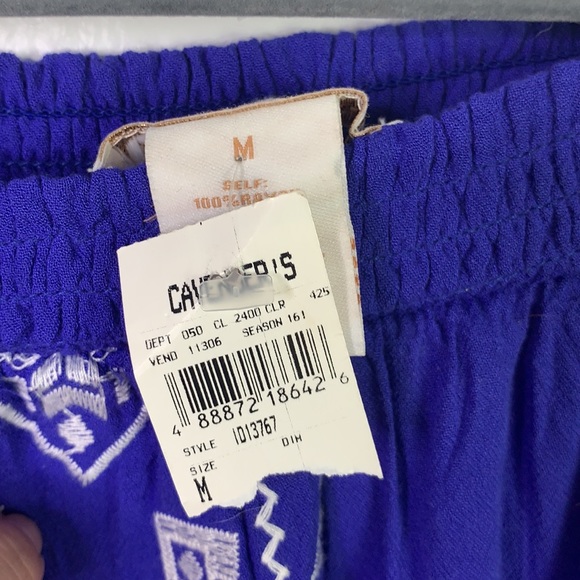 FLYING TOMATO Blue Off Shoulder Embroidered Dress - Picture 7 of 11